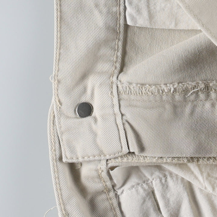 Levi's SILVER TAB Khaki Chino Cargo Pants, Men's Size W32 (approx.) cotton ivory Vintage Second Hand