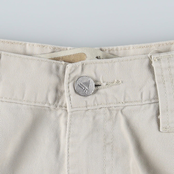 Levi's SILVER TAB Khaki Chino Cargo Pants, Men's Size W32 (approx.) cotton ivory Vintage Second Hand