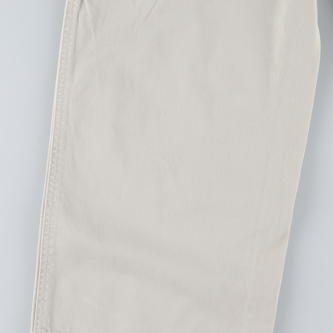 Levi's SILVER TAB Khaki Chino Cargo Pants, Men's Size W32 (approx.) cotton ivory Vintage Second Hand