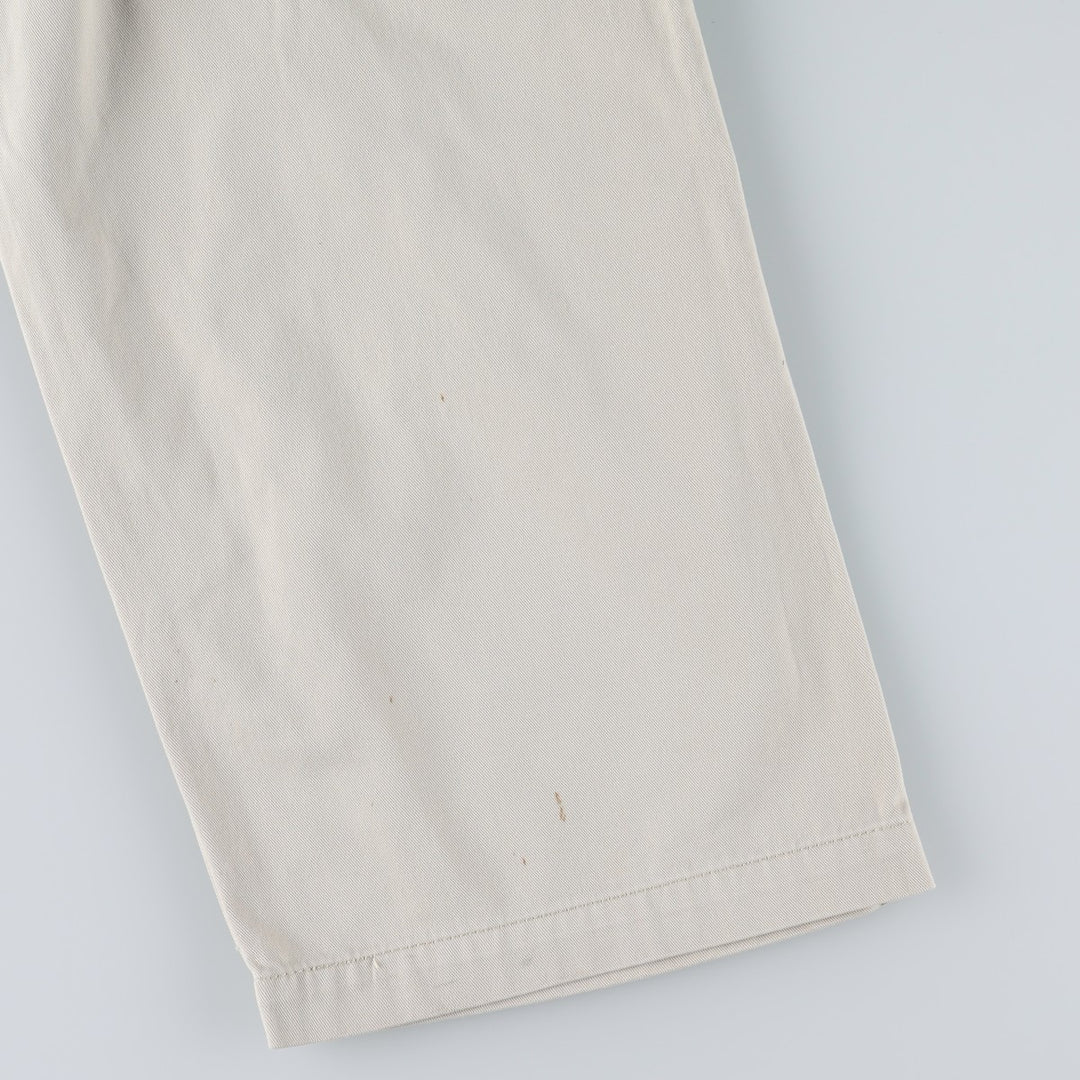Levi's SILVER TAB Khaki Chino Cargo Pants, Men's Size W32 (approx.) cotton ivory Vintage Second Hand