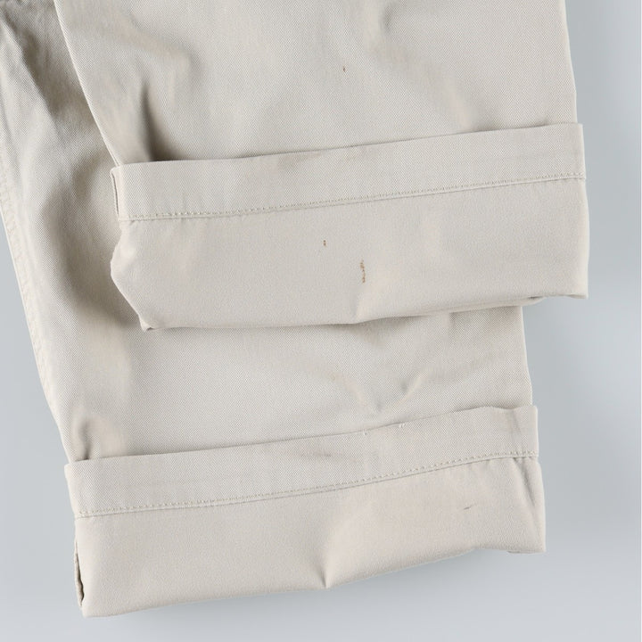 Levi's SILVER TAB Khaki Chino Cargo Pants, Men's Size W32 (approx.) cotton ivory Vintage Second Hand