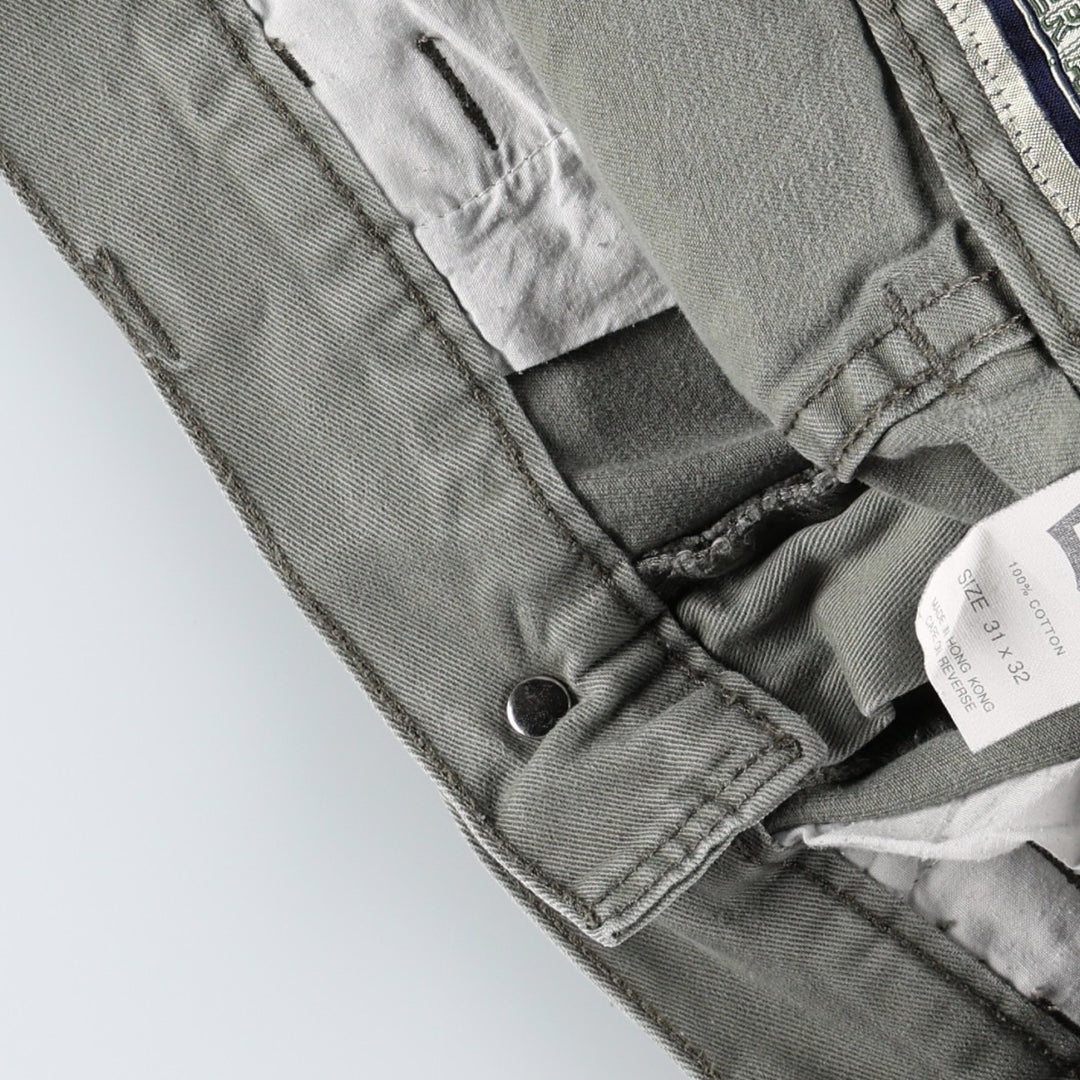 Levi's SILVER TAB Khakis Chino Pants with Cargo Pockets, Men's Size W31 (approx.) cotton Khaki type Vintage Second Hand