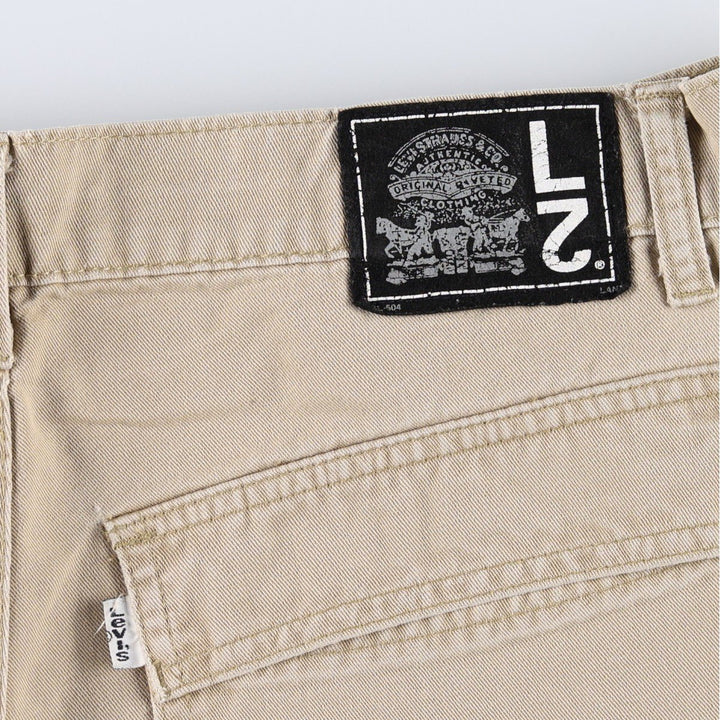 90'S Levi's L2 Chino Cargo Pants, Men's W35 (approx.), Vintage cotton Beige type Vintage Second Hand