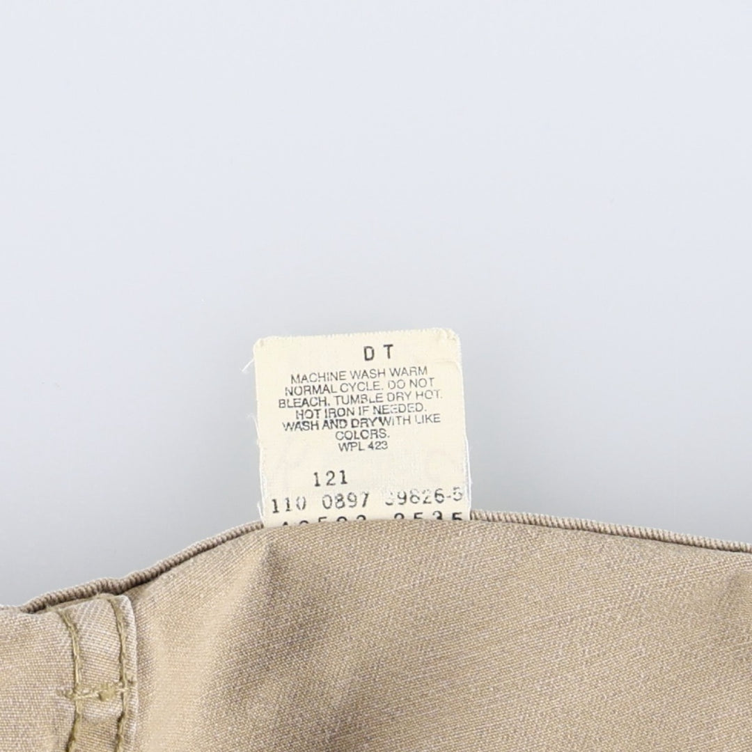 90'S Levi's L2 Chino Cargo Pants, Men's W35 (approx.), Vintage cotton Beige type Vintage Second Hand