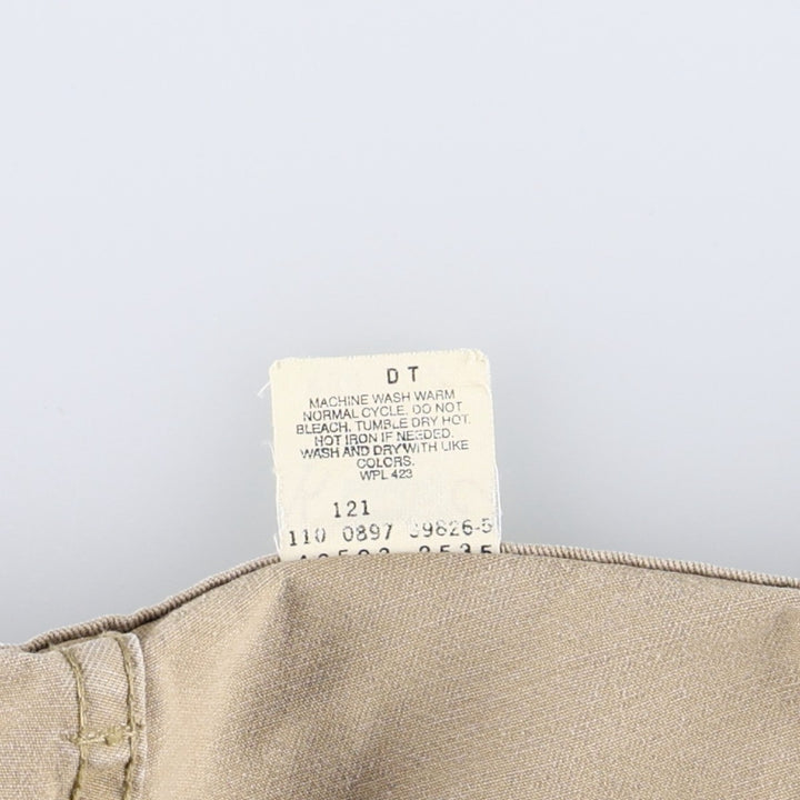 90'S Levi's L2 Chino Cargo Pants, Men's W35 (approx.), Vintage cotton Beige type Vintage Second Hand