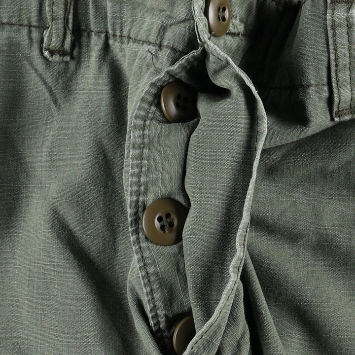 Civilian-made military cargo pants, made in the USA, large - regular size, equivalent to men's W38. cotton Khaki type Vintage Second Hand