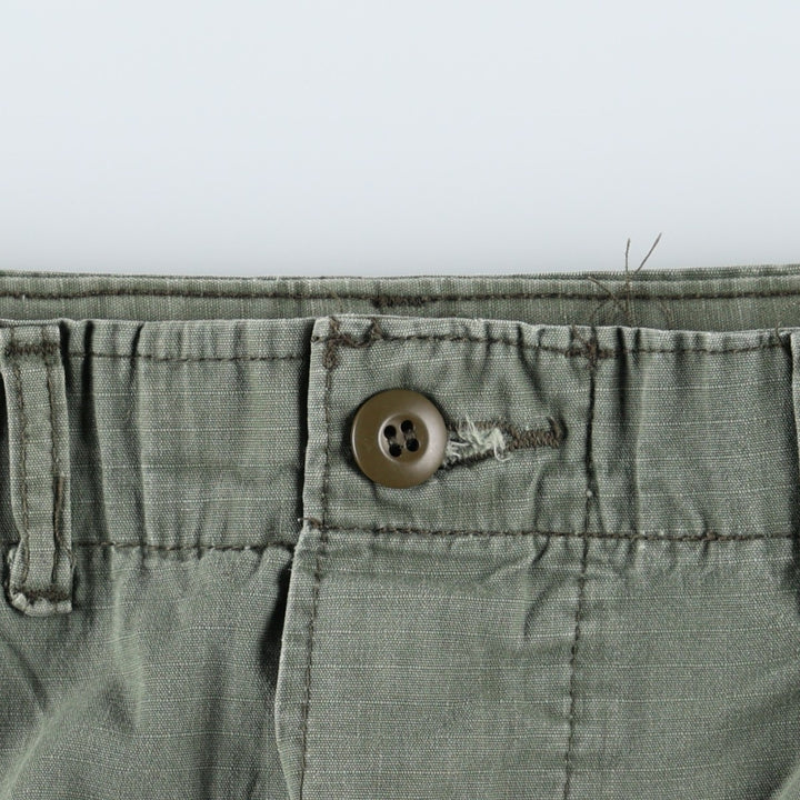 Civilian-made military cargo pants, made in the USA, large - regular size, equivalent to men's W38. cotton Khaki type Vintage Second Hand