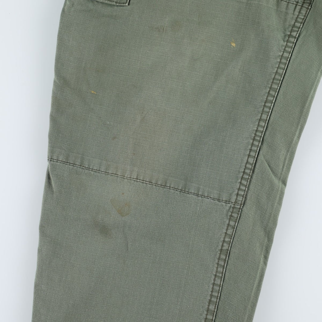 Civilian-made military cargo pants, made in the USA, large - regular size, equivalent to men's W38. cotton Khaki type Vintage Second Hand