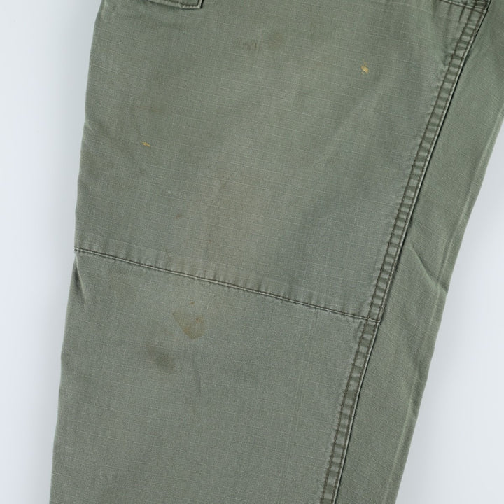 Civilian-made military cargo pants, made in the USA, large - regular size, equivalent to men's W38. cotton Khaki type Vintage Second Hand