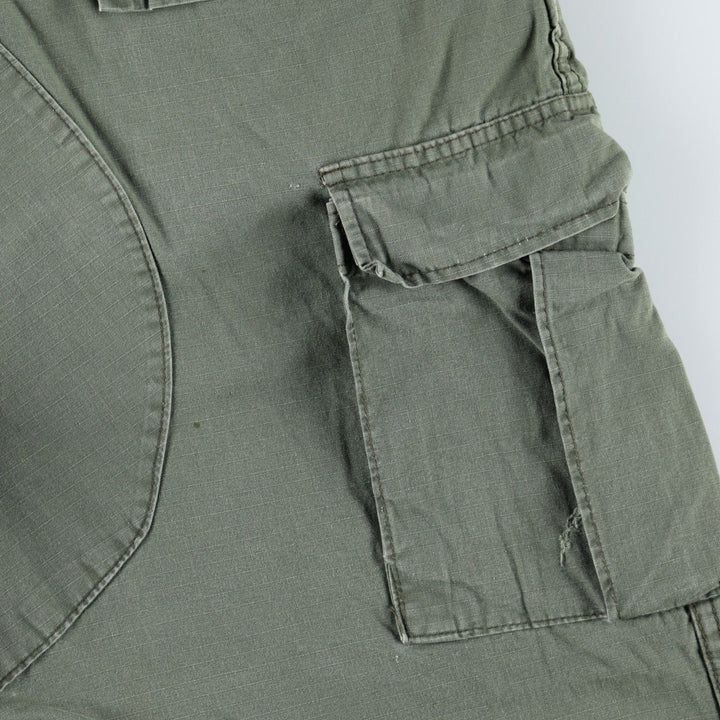 Civilian-made military cargo pants, made in the USA, large - regular size, equivalent to men's W38. cotton Khaki type Vintage Second Hand