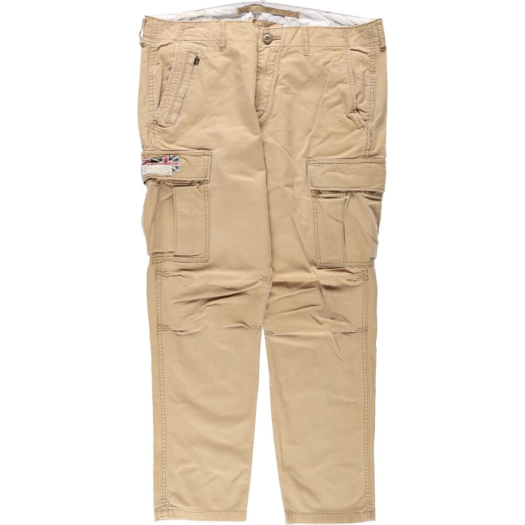 Ralph Lauren DENIM AND SUPPLY military cargo pants, men's size W39 (approx.) cotton Khaki type beige Vintage Second Hand