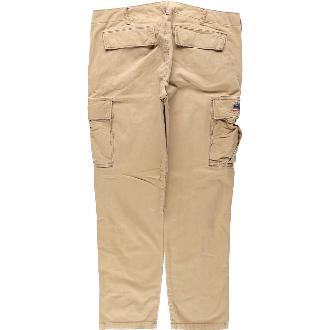 Ralph Lauren DENIM AND SUPPLY military cargo pants, men's size W39 (approx.) cotton Khaki type beige Vintage Second Hand