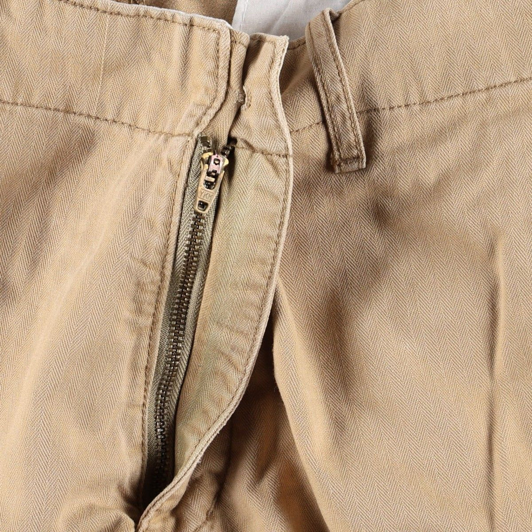 Ralph Lauren DENIM AND SUPPLY military cargo pants, men's size W39 (approx.) cotton Khaki type beige Vintage Second Hand