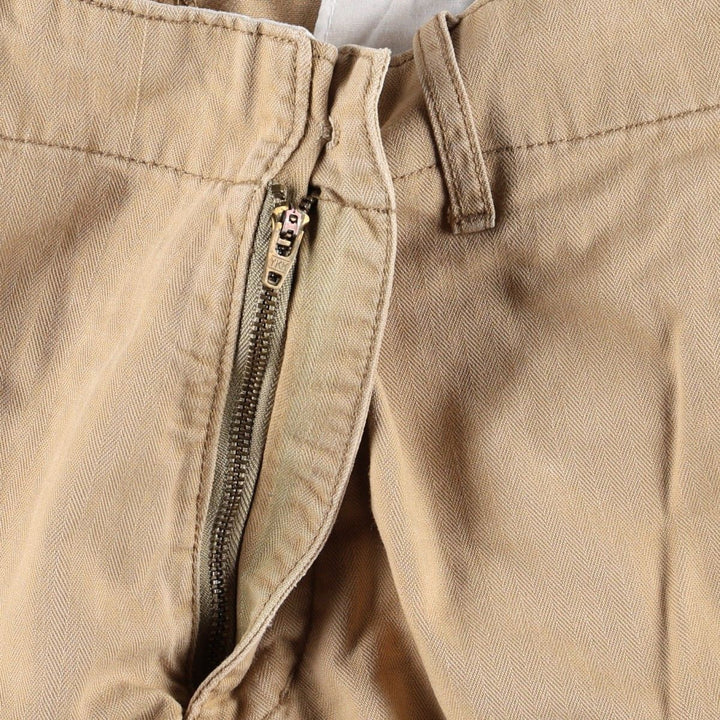 Ralph Lauren DENIM AND SUPPLY military cargo pants, men's size W39 (approx.) cotton Khaki type beige Vintage Second Hand