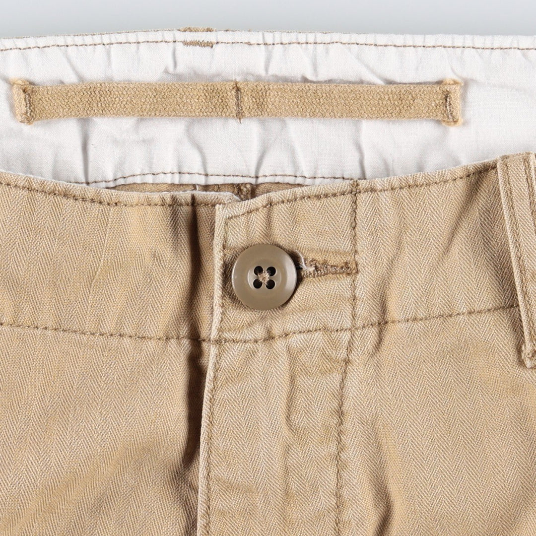 Ralph Lauren DENIM AND SUPPLY military cargo pants, men's size W39 (approx.) cotton Khaki type beige Vintage Second Hand