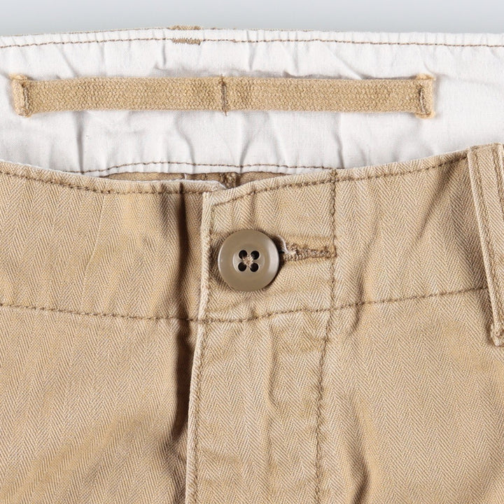 Ralph Lauren DENIM AND SUPPLY military cargo pants, men's size W39 (approx.) cotton Khaki type beige Vintage Second Hand