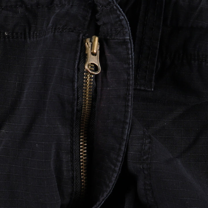Ralph Lauren POLO JEANS COMPANY Side Adjuster Ripstop Military Cargo Pants Men's W34 (approx.) cotton black type Vintage Second Hand