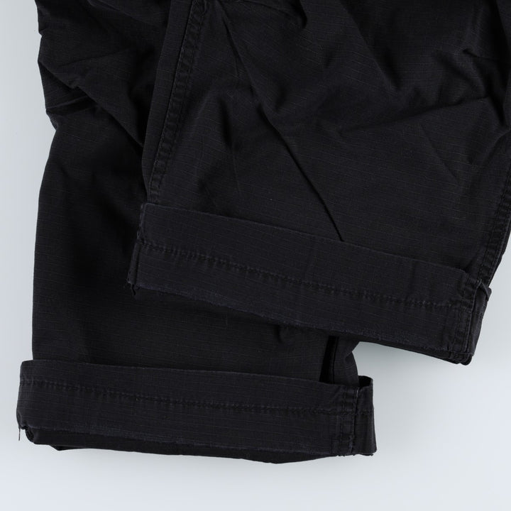 Ralph Lauren POLO JEANS COMPANY Side Adjuster Ripstop Military Cargo Pants Men's W34 (approx.) cotton black type Vintage Second Hand