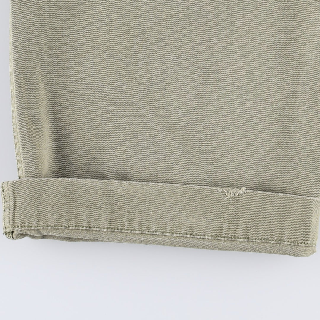 Ralph Lauren POLO JEANS COMPANY Military Cargo Pants, Men's W35 (approx.) cotton Khaki type beige Vintage Second Hand
