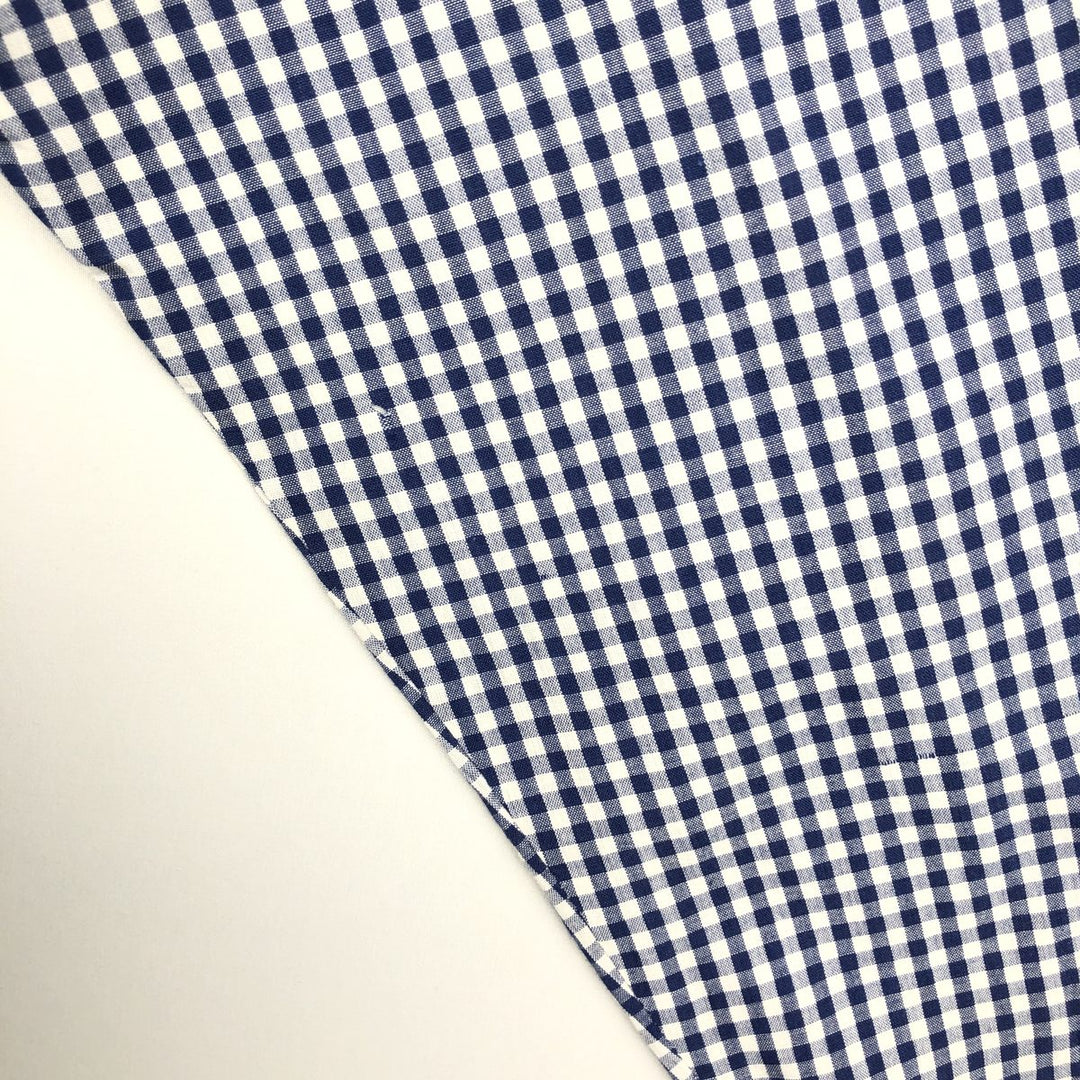 OLDEN SPUR Check Pattern Gingham Check Long-Sleeve Western Shirt, Men's Size L (approx.) unclear navy blue type Vintage Second Hand