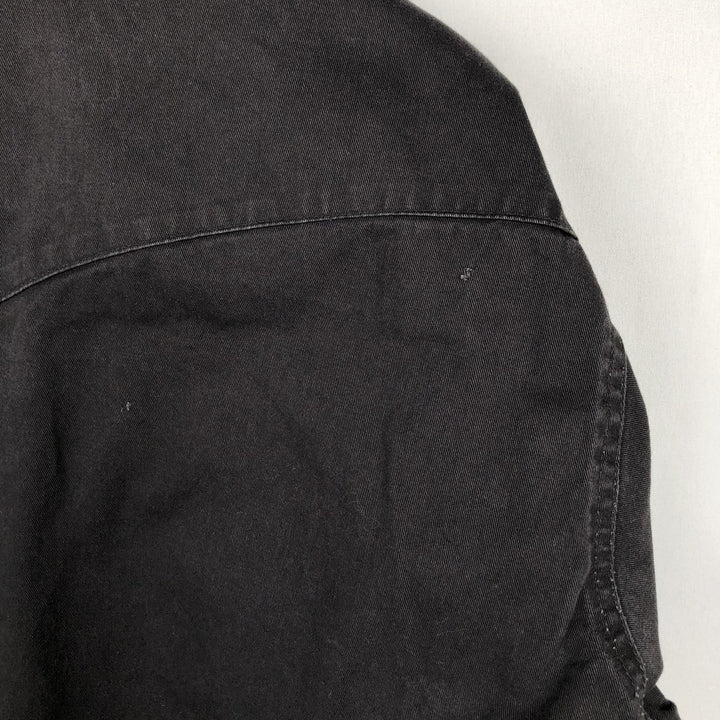 80s-90'S Wrangler Long-Sleeve Western Shirt, Men's XXL (approx.), Vintage cotton black type Vintage Second Hand