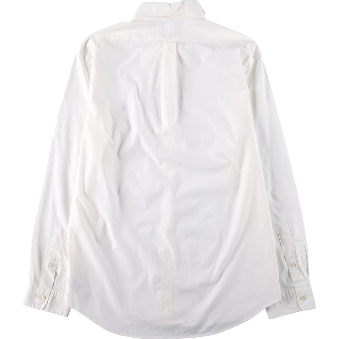 Ralph Lauren Classic Fit Long Sleeve Button Down Shirt, Men's Size L cotton white type Vintage Second Hand