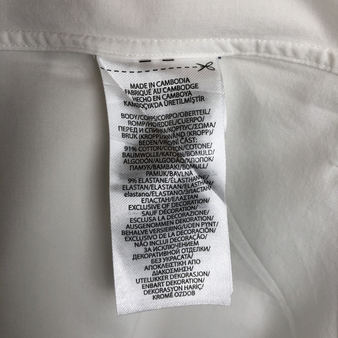Ralph Lauren Classic Fit Long Sleeve Button Down Shirt, Men's Size L cotton white type Vintage Second Hand