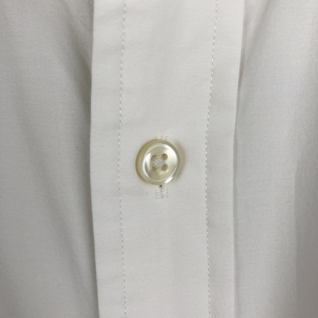 Ralph Lauren Classic Fit Long Sleeve Button Down Shirt, Men's Size L cotton white type Vintage Second Hand