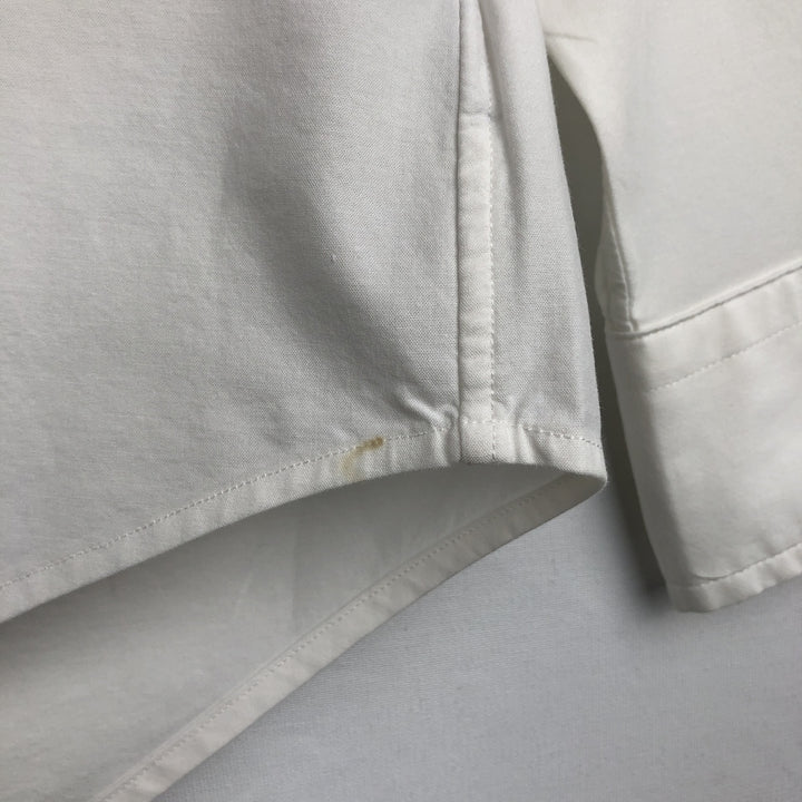 Ralph Lauren Classic Fit Long Sleeve Button Down Shirt, Men's Size L cotton white type Vintage Second Hand