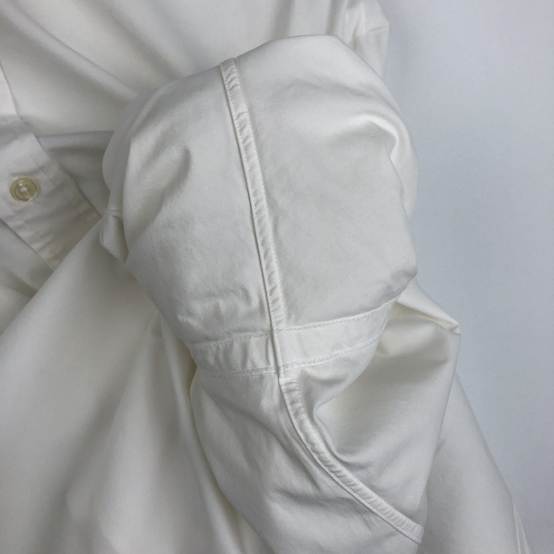 Ralph Lauren Classic Fit Long Sleeve Button Down Shirt, Men's Size L cotton white type Vintage Second Hand