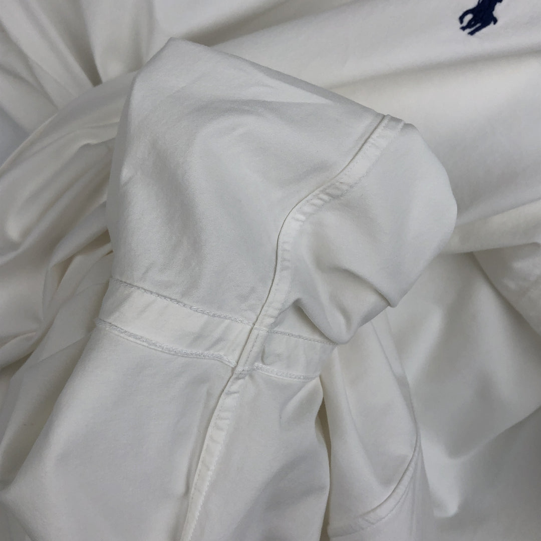 Ralph Lauren Classic Fit Long Sleeve Button Down Shirt, Men's Size L cotton white type Vintage Second Hand