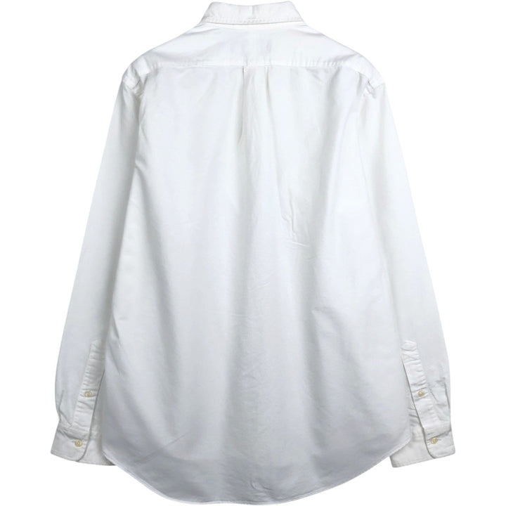 Ralph Lauren Classic Fit Long Sleeve Button Down Shirt, Men's Size L cotton white type Vintage Second Hand