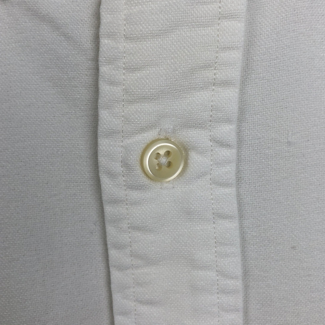 Ralph Lauren Classic Fit Long Sleeve Button Down Shirt, Men's Size L cotton white type Vintage Second Hand