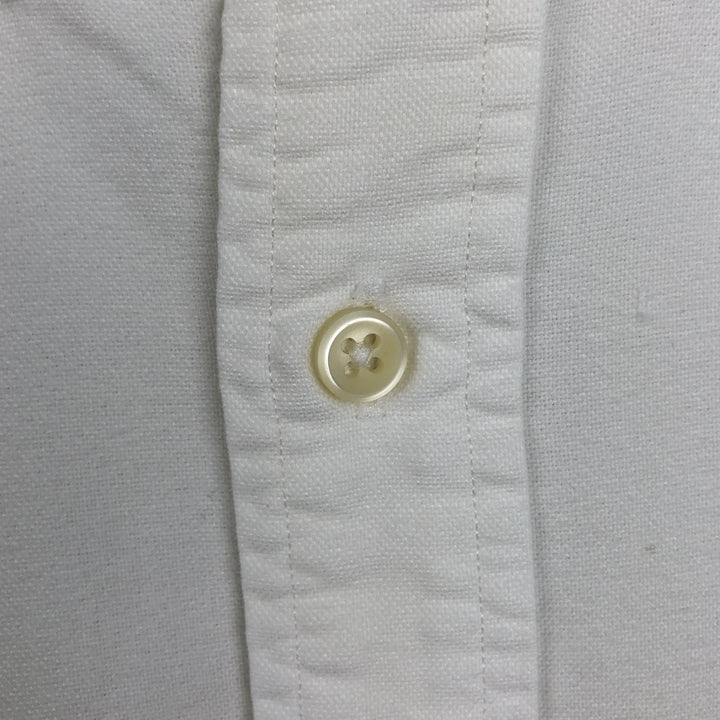 Ralph Lauren Classic Fit Long Sleeve Button Down Shirt, Men's Size L cotton white type Vintage Second Hand