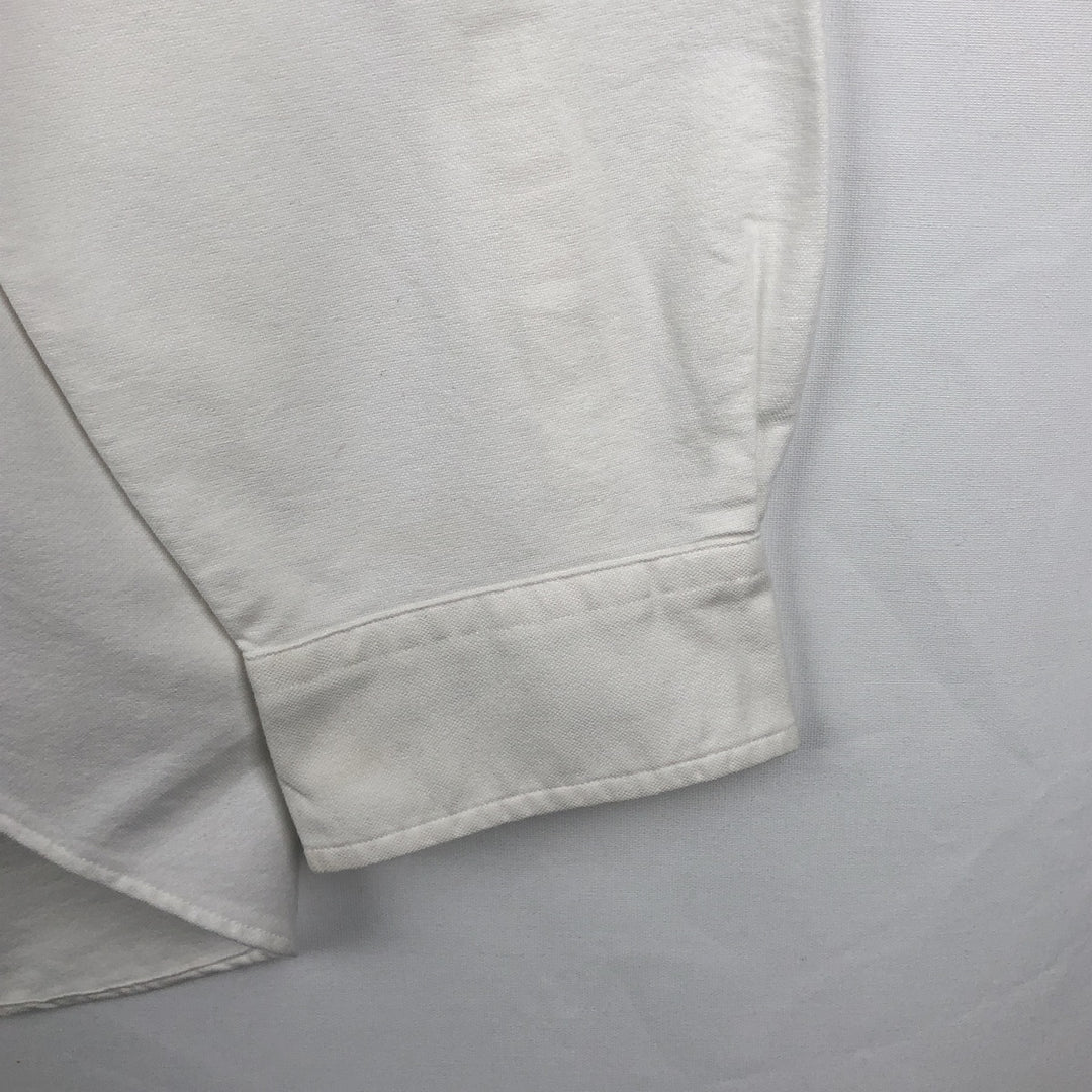 Ralph Lauren Classic Fit Long Sleeve Button Down Shirt, Men's Size L cotton white type Vintage Second Hand