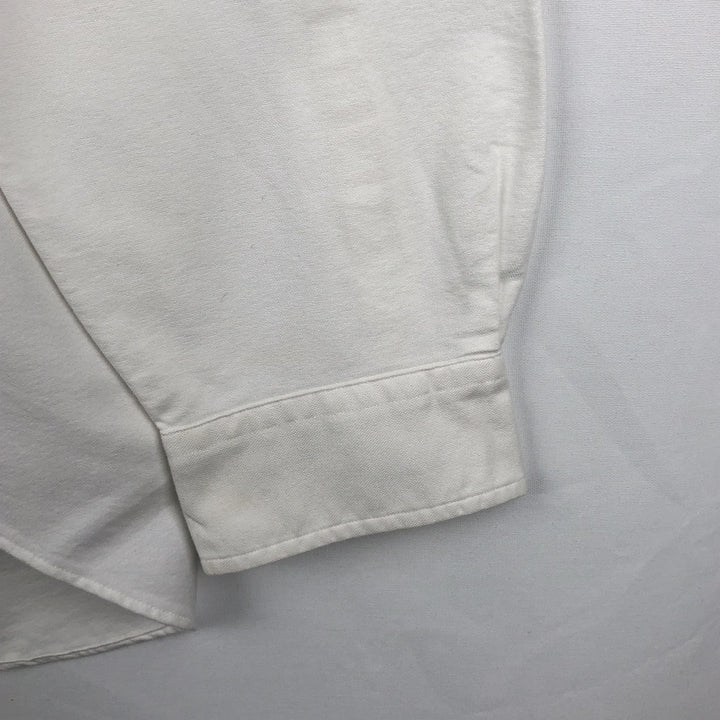 Ralph Lauren Classic Fit Long Sleeve Button Down Shirt, Men's Size L cotton white type Vintage Second Hand