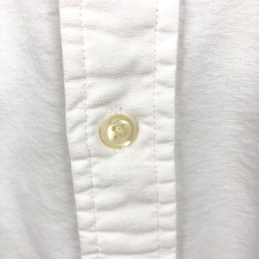 Ralph Lauren Classic Fit Long Sleeve Button Down Shirt, Men's Size L cotton white type Vintage Second Hand