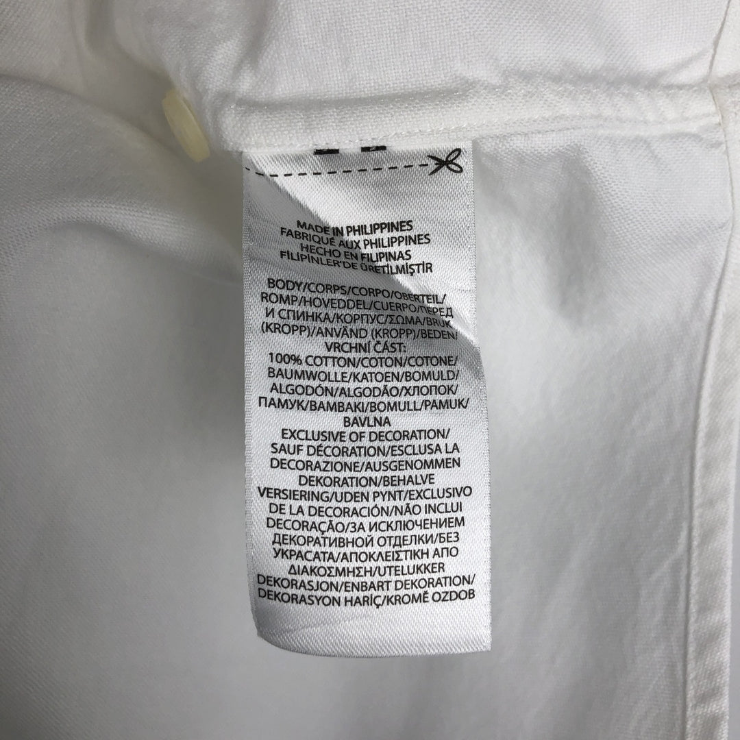 Ralph Lauren Classic Fit Long Sleeve Button Down Shirt, Men's Size L cotton white type Vintage Second Hand