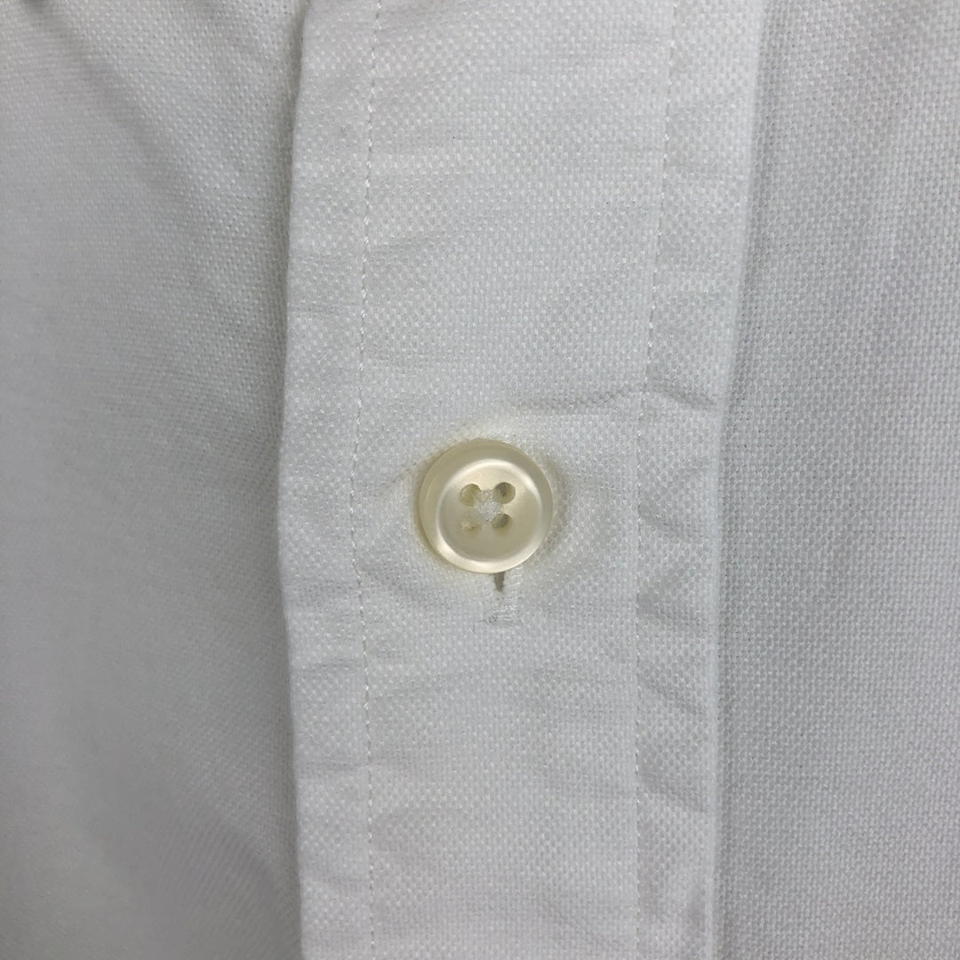 Ralph Lauren Classic Fit Long Sleeve Button Down Shirt, Men's Size L cotton white type Vintage Second Hand