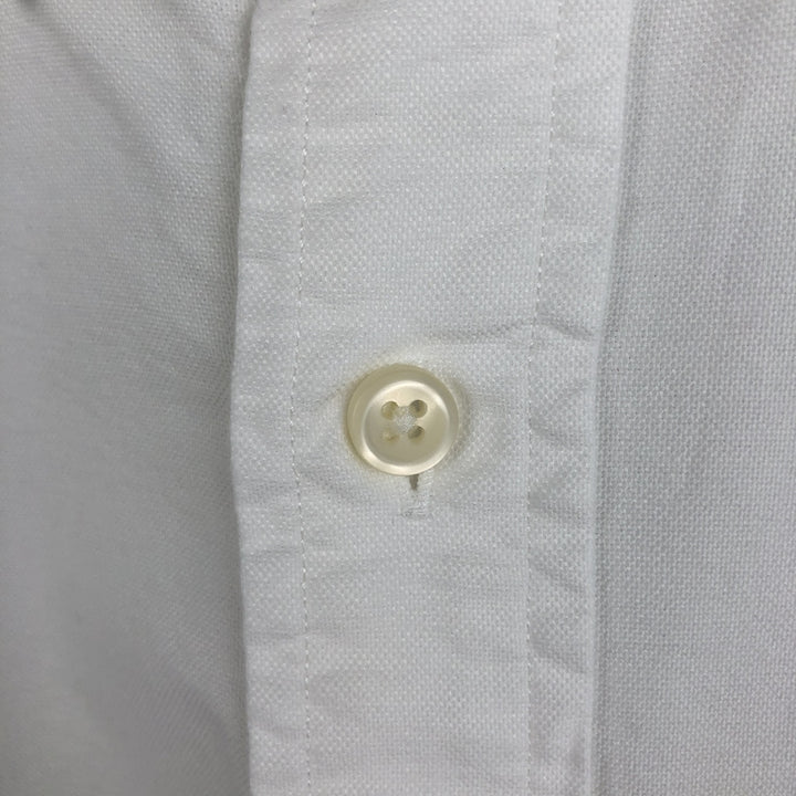 Ralph Lauren Classic Fit Long Sleeve Button Down Shirt, Men's Size L cotton white type Vintage Second Hand