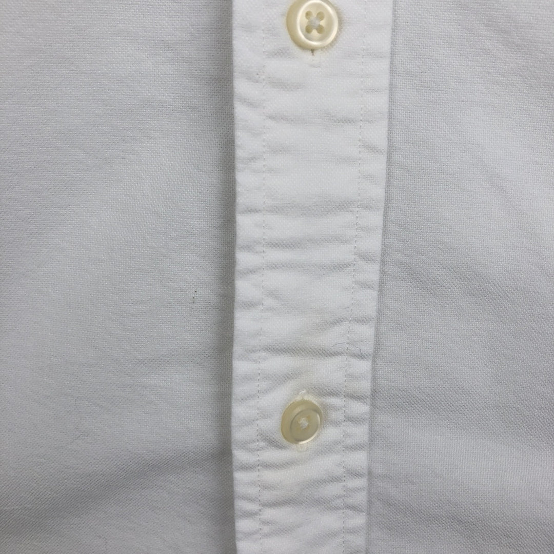 Ralph Lauren Classic Fit Long Sleeve Button Down Shirt, Men's Size L cotton white type Vintage Second Hand