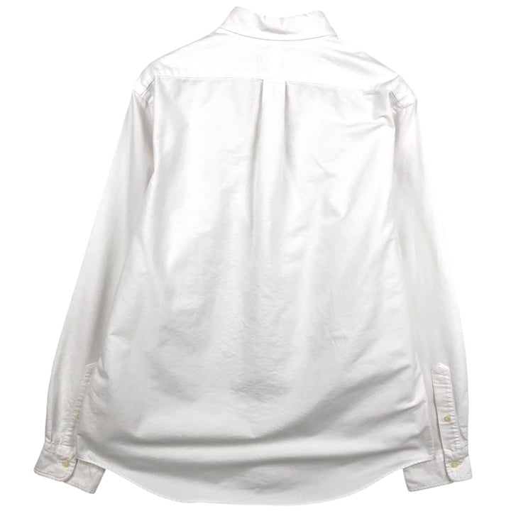 Ralph Lauren Classic Fit Long Sleeve Button Down Shirt, Men's Size L cotton white type Vintage Second Hand
