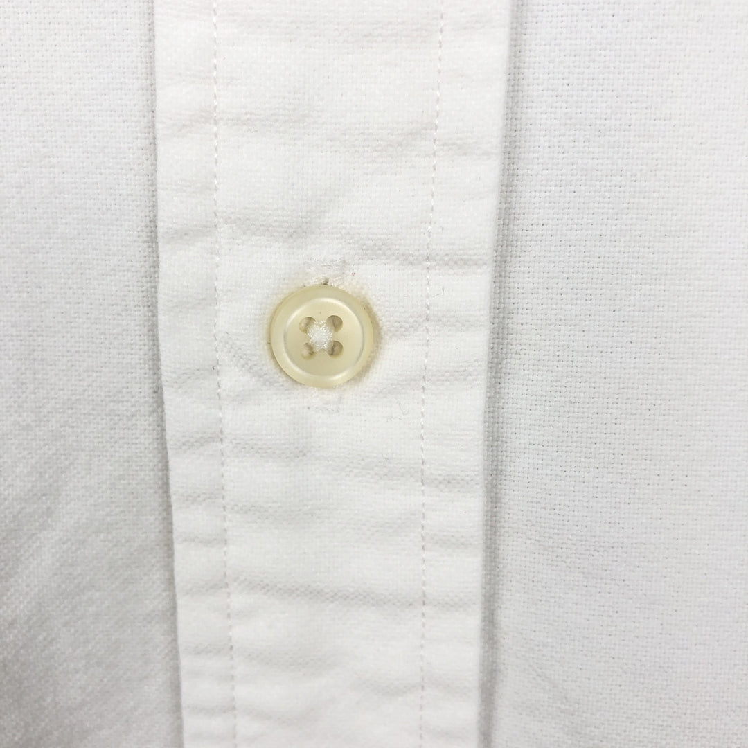 Ralph Lauren Classic Fit Long Sleeve Button Down Shirt, Men's Size L cotton white type Vintage Second Hand