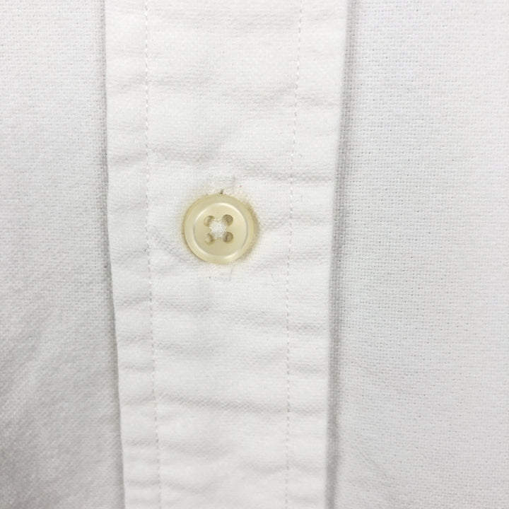 Ralph Lauren Classic Fit Long Sleeve Button Down Shirt, Men's Size L cotton white type Vintage Second Hand