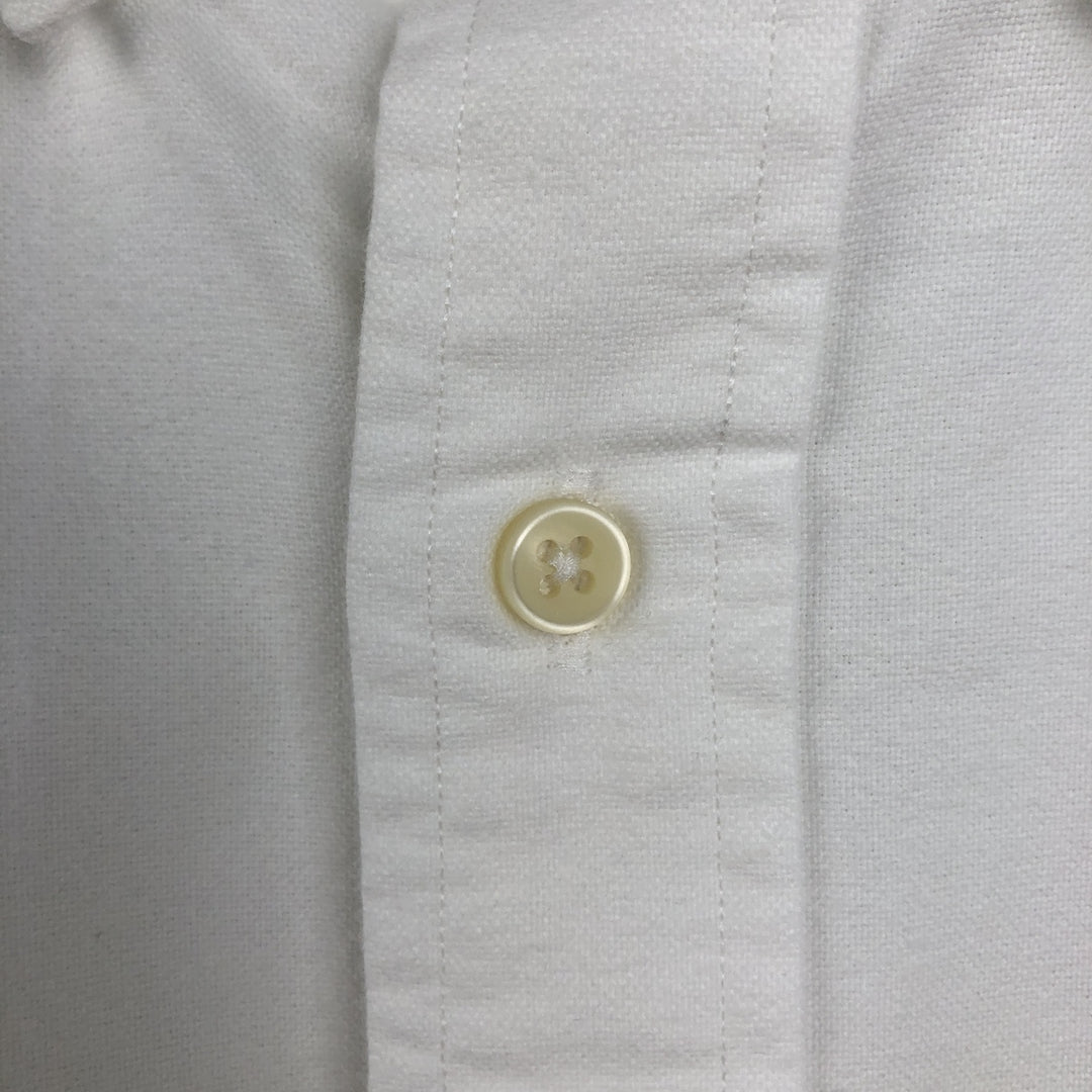 Ralph Lauren Classic Fit Long Sleeve Button Down Shirt Men's XL cotton white type Vintage Second Hand