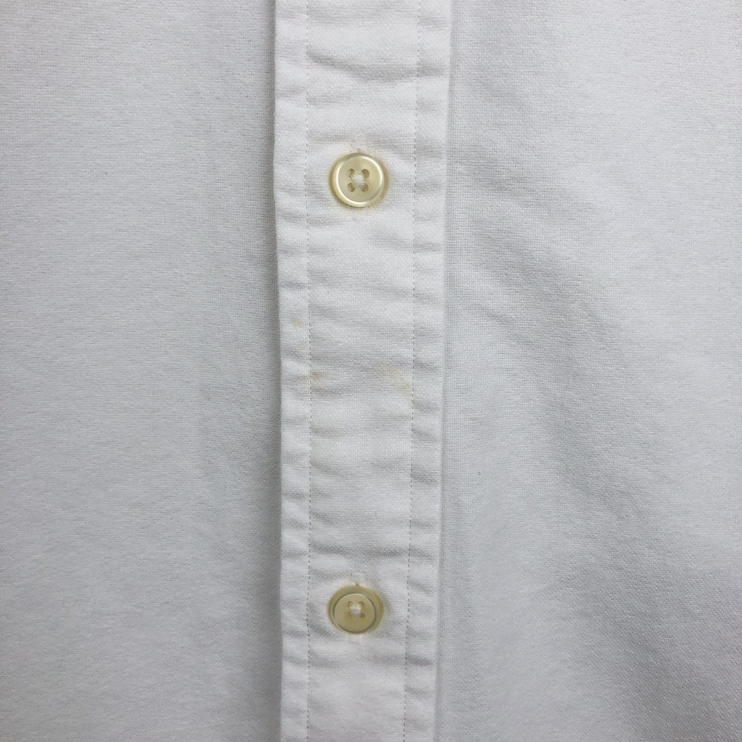 Ralph Lauren Classic Fit Long Sleeve Button Down Shirt Men's XL cotton white type Vintage Second Hand