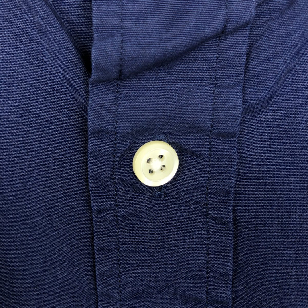 Ralph Lauren Classic Fit Long Sleeve Button Down Shirt Men's XL cotton navy blue type Vintage Second Hand