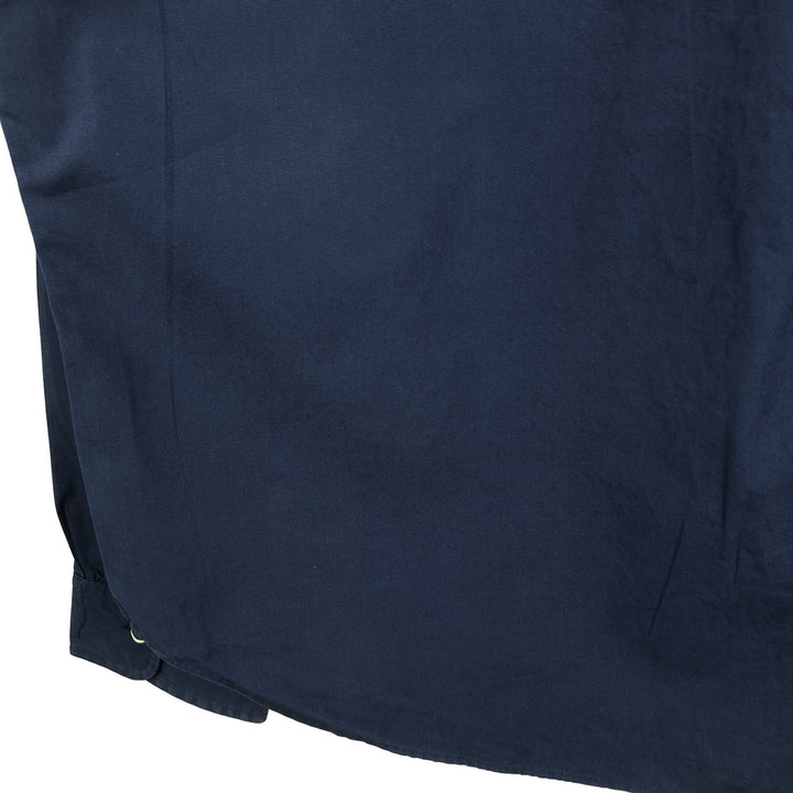 Ralph Lauren Classic Fit Long Sleeve Button Down Shirt Men's XL cotton navy blue type Vintage Second Hand