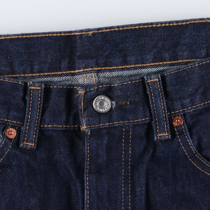 Dark navy Levi's 550 tapered denim pants, men's size W35 cotton navy blue type Vintage Second Hand