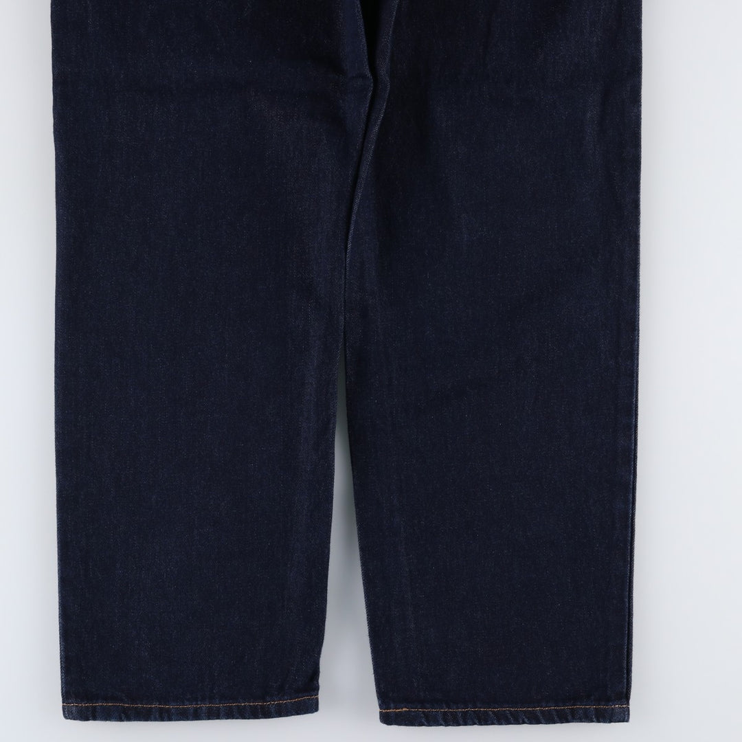 Dark navy Levi's 550 tapered denim pants, men's size W35 cotton navy blue type Vintage Second Hand